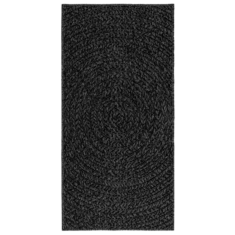 Teppich ZIZUR Anthrazit 60x110 cm Jute-Optik Indoor und Outdoor
