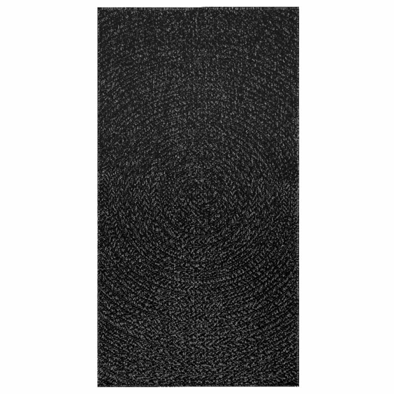 Teppich ZIZUR Anthrazit 80x150 cm Jute-Optik Indoor und Outdoor