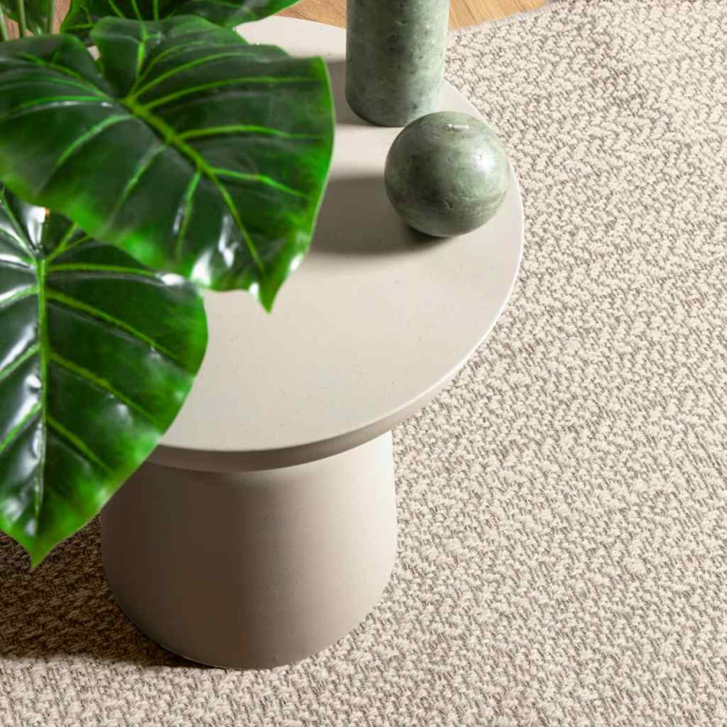 Teppich ZIZUR Creme 160x230 cm Jute-Optik Indoor und Outdoor