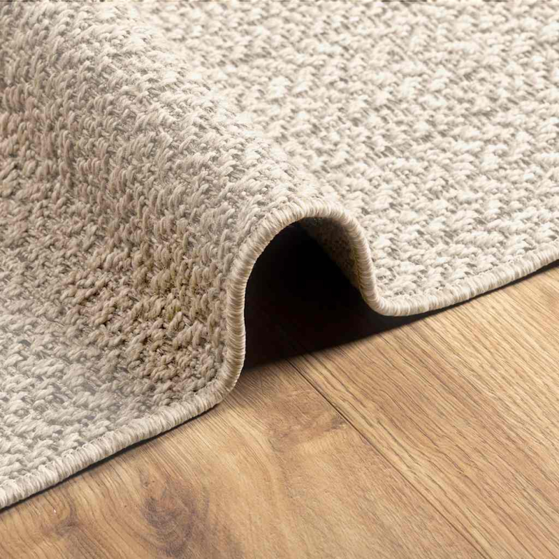 Teppich ZIZUR Creme 160x230 cm Jute-Optik Indoor und Outdoor