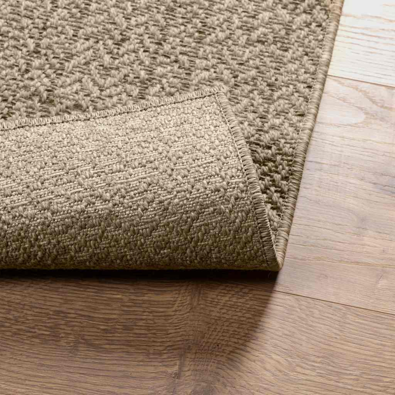 Teppich ZIZUR Beige 60x110 cm Jute-Optik Indoor und Outdoor