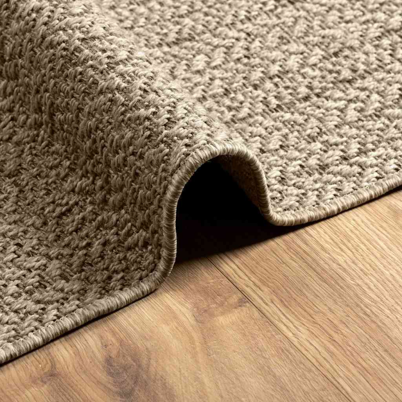 Teppich ZIZUR Beige 60x110 cm Jute-Optik Indoor und Outdoor