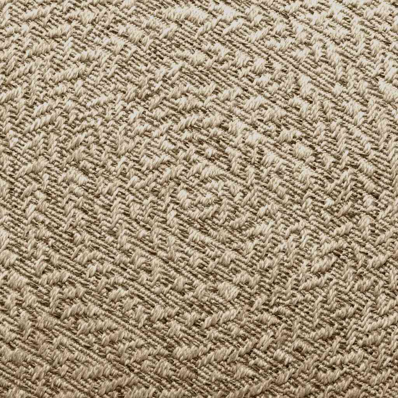 Teppich ZIZUR Beige 80x200 cm Jute-Optik Indoor und Outdoor