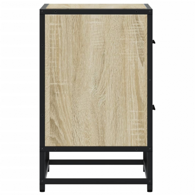 Nachttische 2 Stk. Sonoma-Eiche 40x31x50 cm Holzwerkstoff