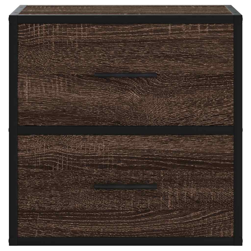 Wand-Nachttisch Braun Eichen-Optik 40x31x39,5 cm