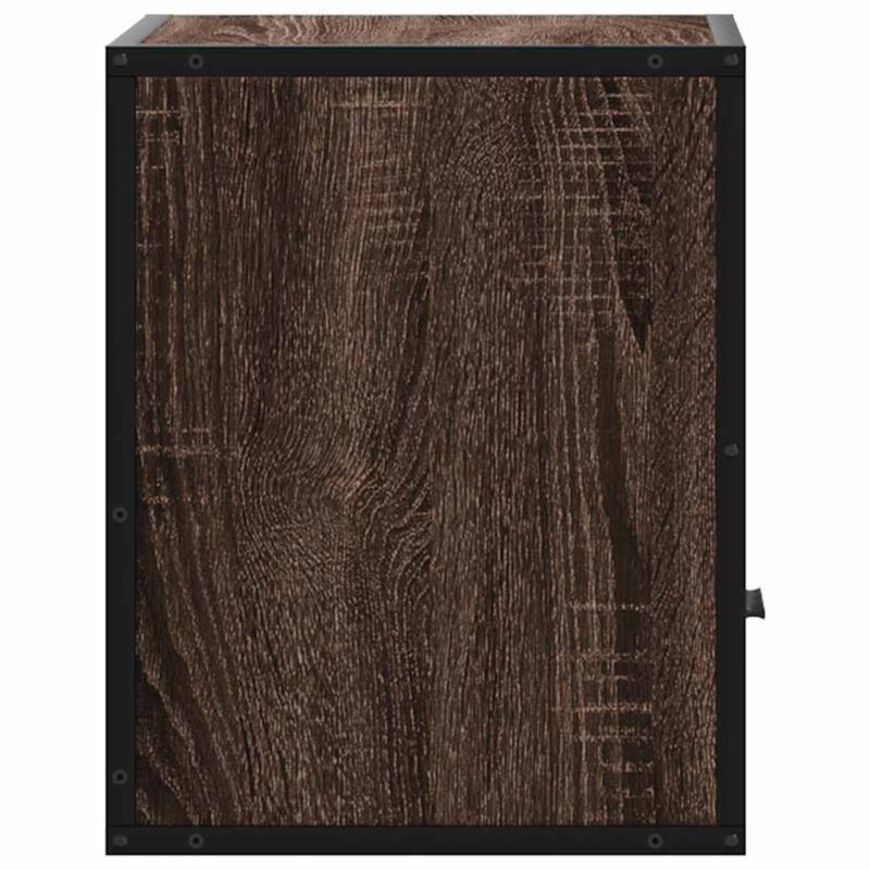 Wand-Nachttische 2 Stk. Braun Eichen-Optik 40x31x39,5 cm