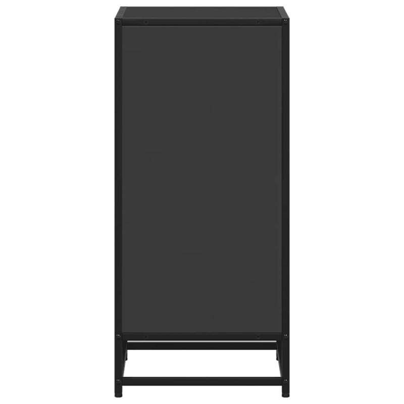 Bücherregal Schwarz 40x35x76 cm Holzwerkstoff