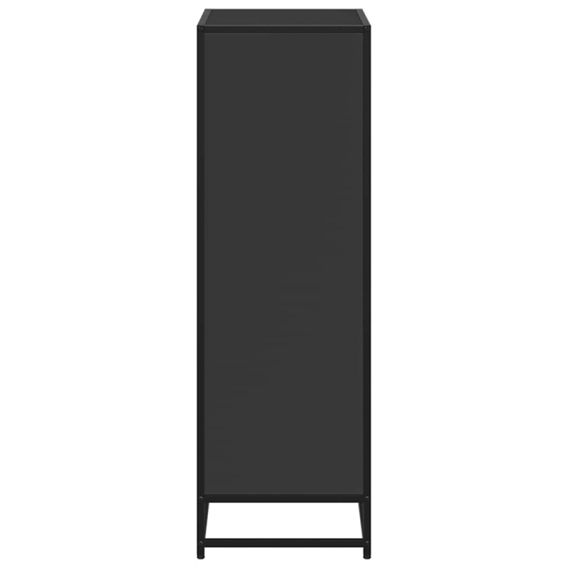 Bücherregal Schwarz 60x35x107,5 cm Holzwerkstoff