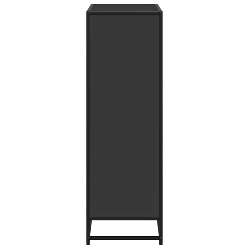 Bücherregal Schwarz 80,5x35x107,5 cm Holzwerkstoff