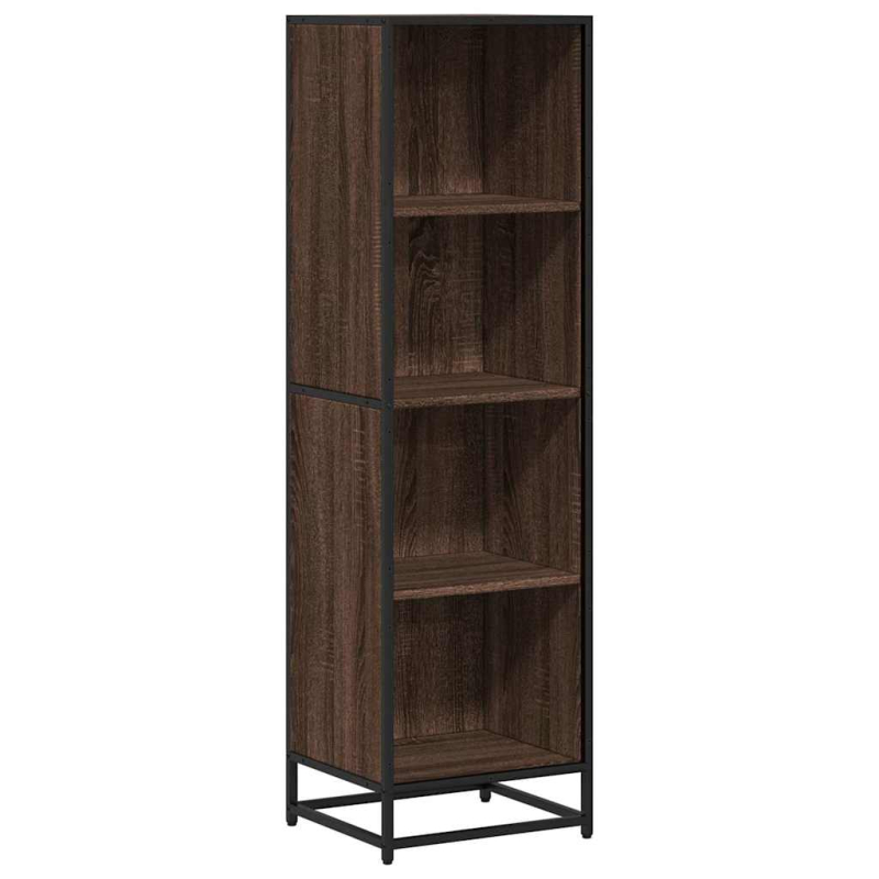 Bücherregal Braun Eichen-Optik 40x35x139 cm Holzwerkstoff