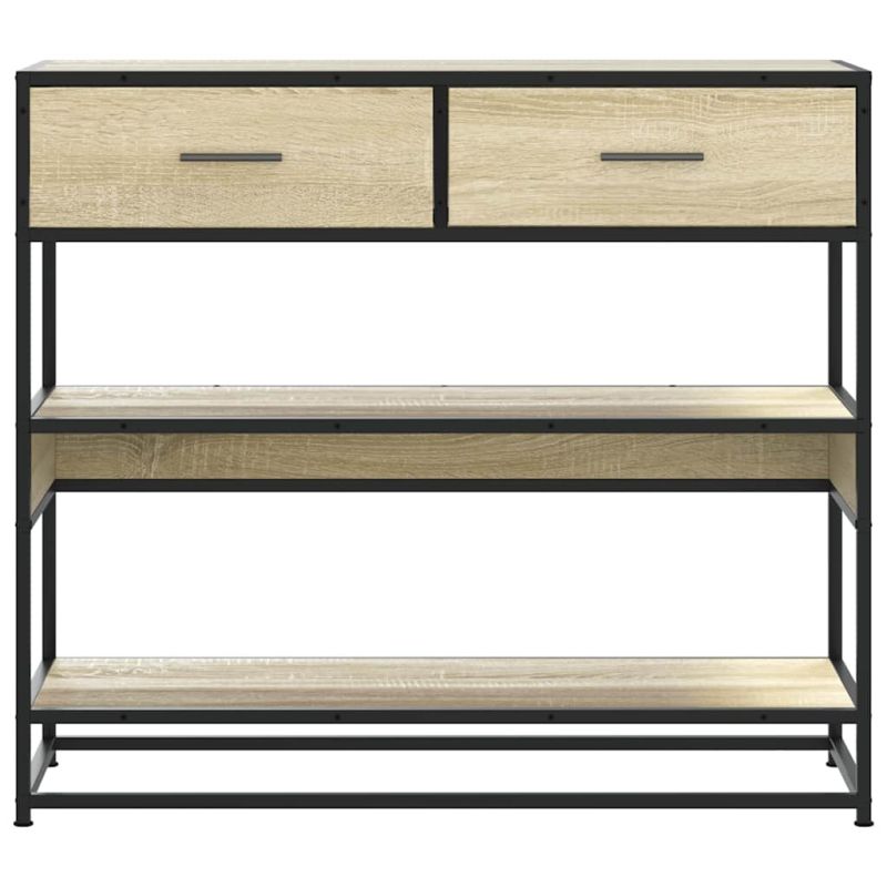 Konsolentisch Sonoma-Eiche 90x35x80 cm Holzwerkstoff
