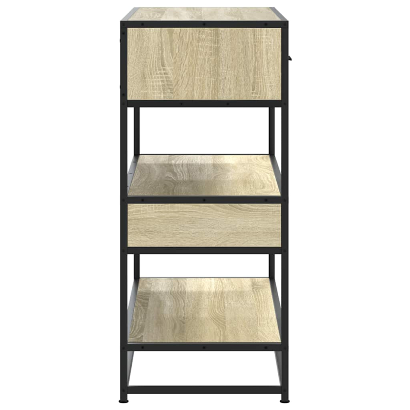 Konsolentisch Sonoma-Eiche 90x35x80 cm Holzwerkstoff
