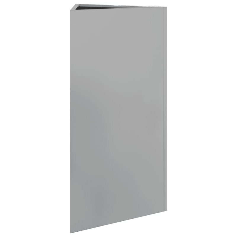 Pflanzkübel Dreieckig 40x40x75 cm Verzinkter Stahl