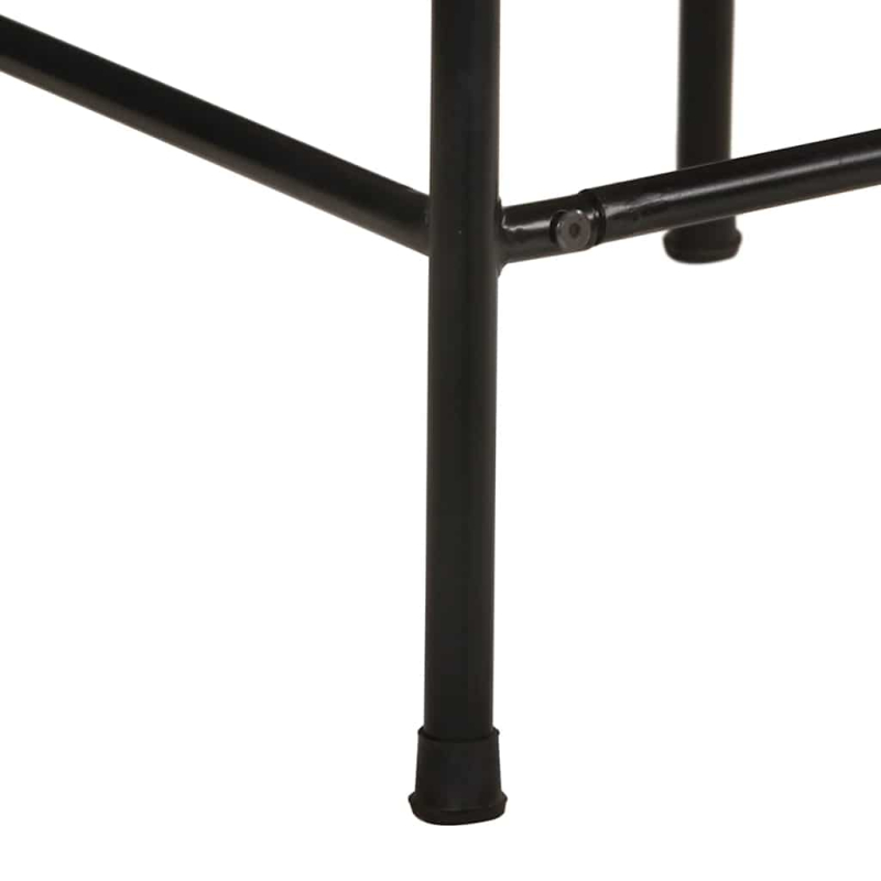 Barhocker 4 Stk. 46x35,5x70 cm Raues Mango Massivholz