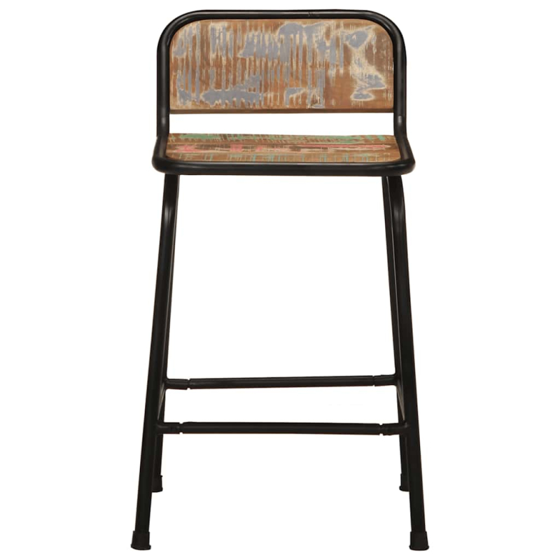 Barhocker 4 Stk. 46x35,5x70 cm Altholz Massivholz
