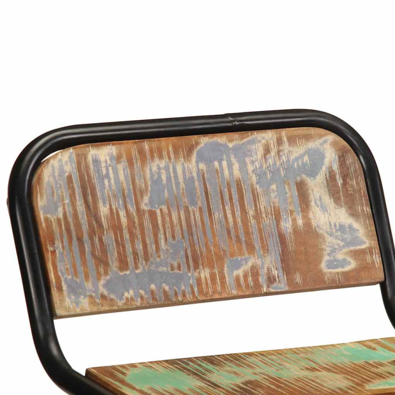 Barhocker 4 Stk. 46x35,5x70 cm Altholz Massivholz