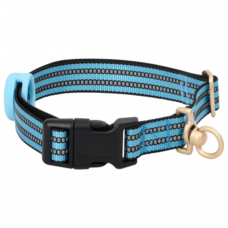 Hundegeschirr mit Leine & Halsband Verstellbar Blau S