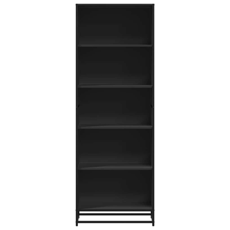 Bücherregal Schwarz 60x35x170,5 cm Holzwerkstoff