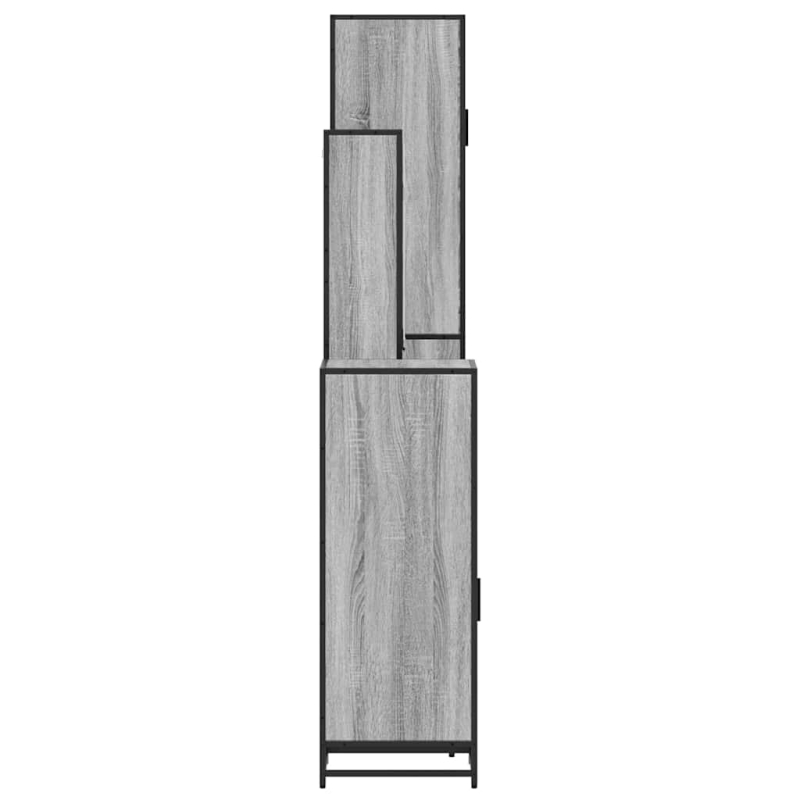 4-tlg. Badmöbel-Set Räuchereiche Holzwerkstoff