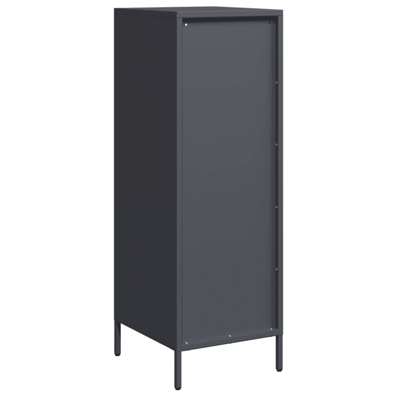 Highboard Anthrazit 39x35x103,5 cm Stahl