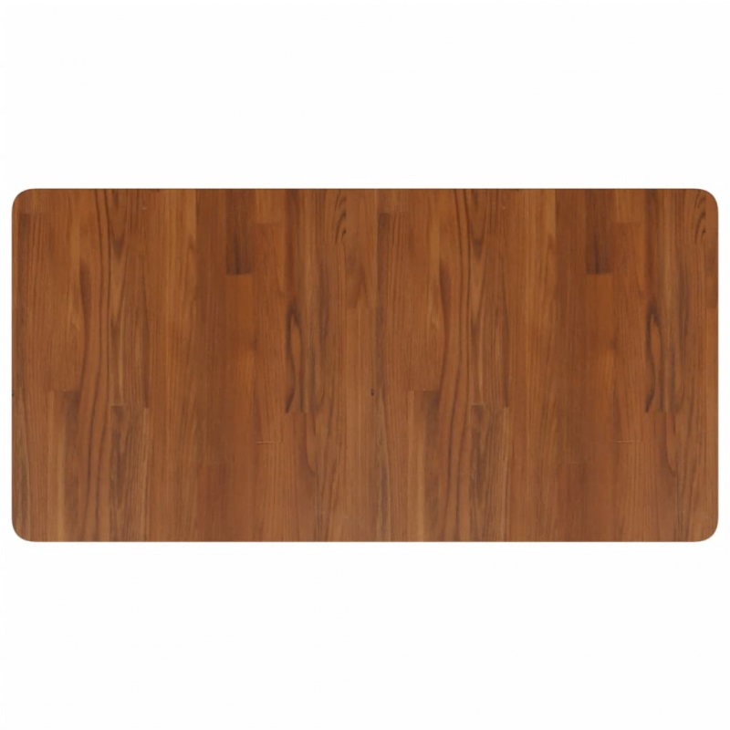 Waschtischplatte mit Halterung Stahl und Massivholz Eiche