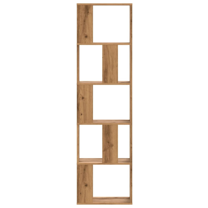 Bücherregal 5 Böden Artisan-Eiche 45x23,5x162,5 Holzwerkstoff