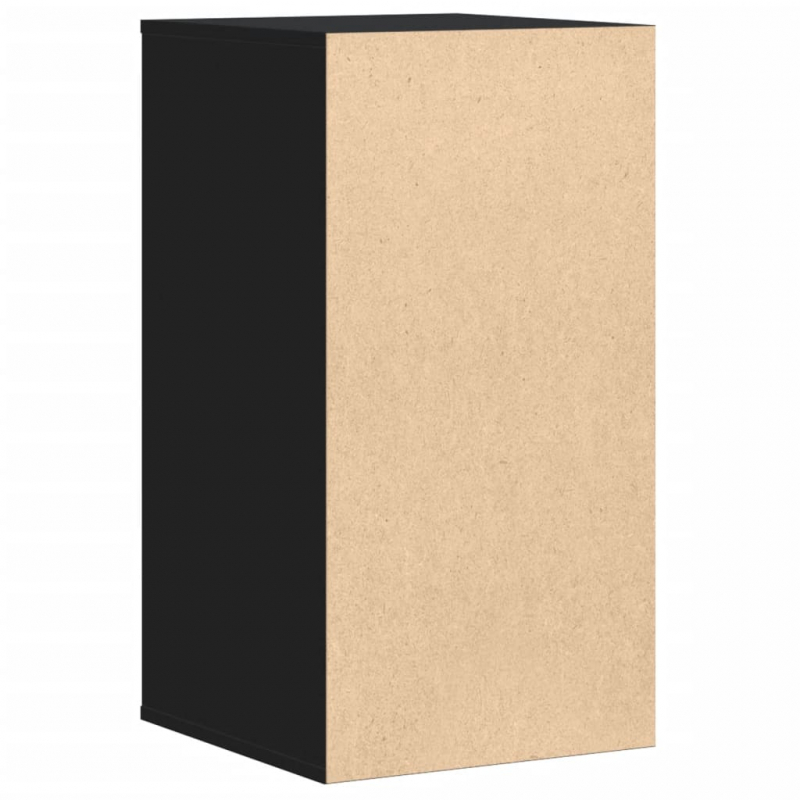 Kommode Schwarz 40x41x76 cm Holzwerkstoff