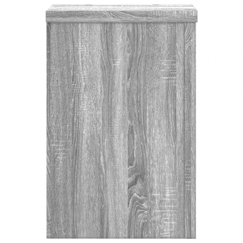 Pflanzenständer 2 Stk. Grau Sonoma 25x25x35 cm Holzwerkstoff