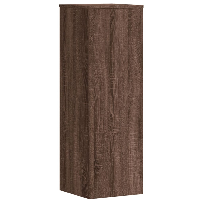 Pflanzenständer Eichen-Optik 33x33x100 cm Holzwerkstoff