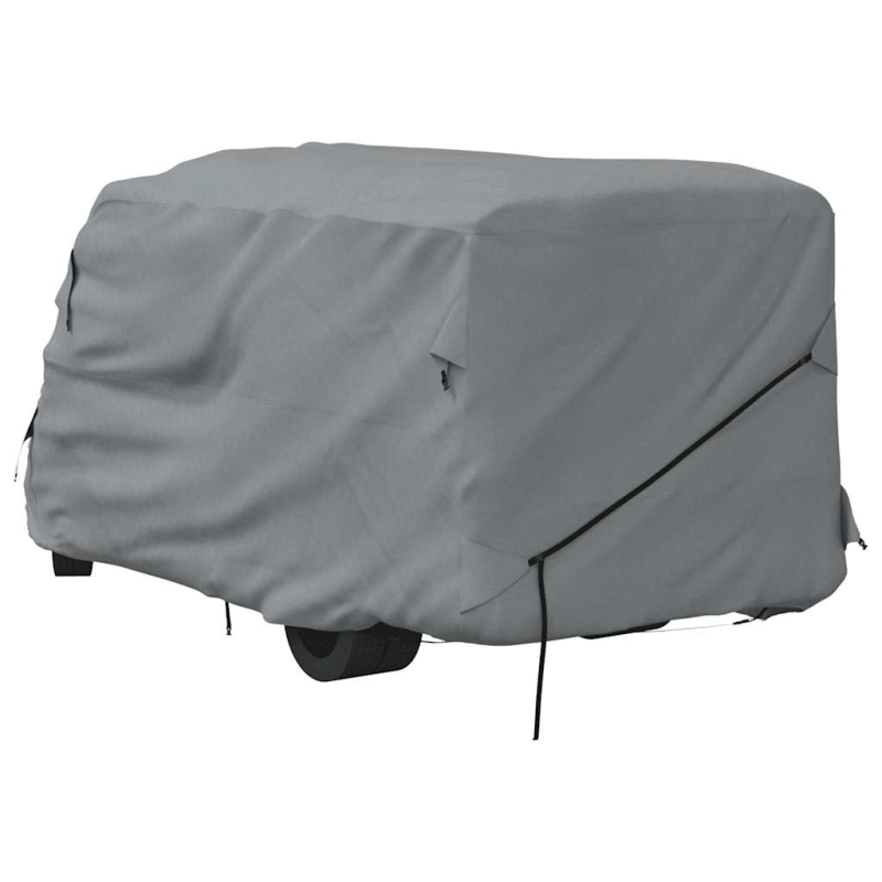 Schutzhülle für Wohnmobil Grau 570x235x275 cm Vliesstoff