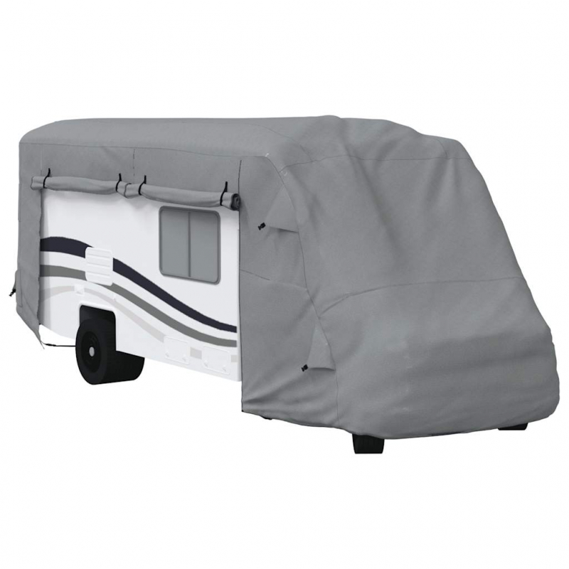 Schutzhülle für Wohnmobil Grau 660x235x275 cm Vliesstoff