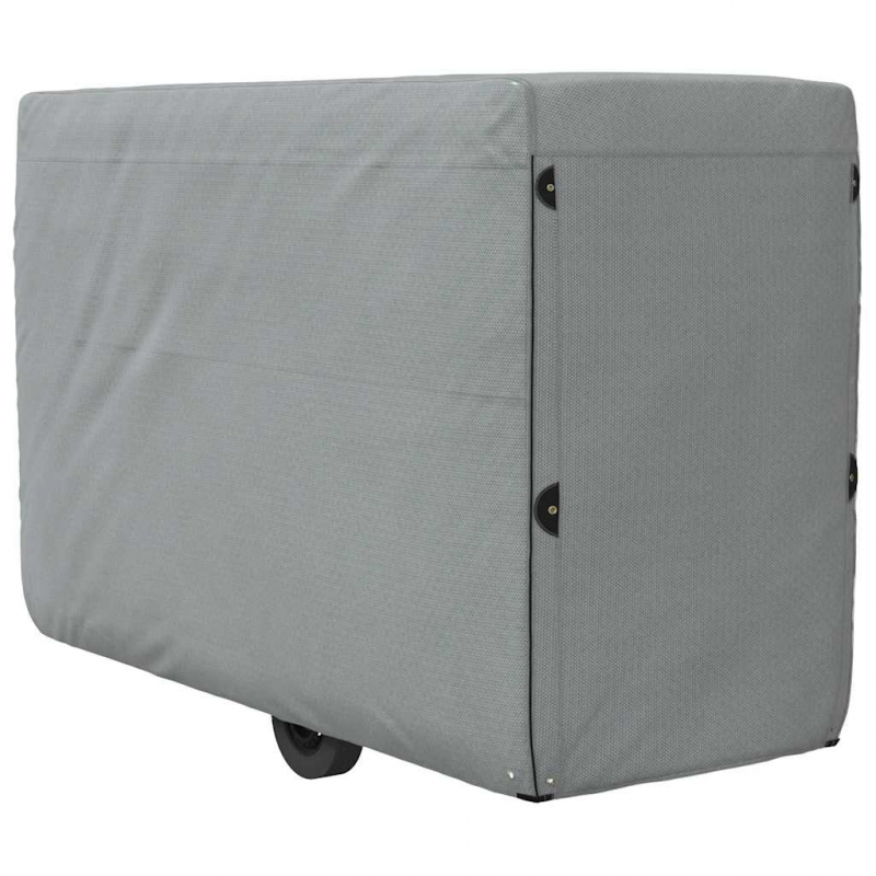 Schutzhülle für Pferdeanhänger Grau 334x148x230 cm Vliesstoff