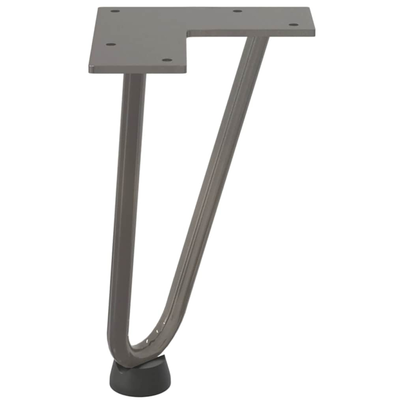 Haarnadelbeine 4 Stk. Naturstahl 20 cm Massivstahl
