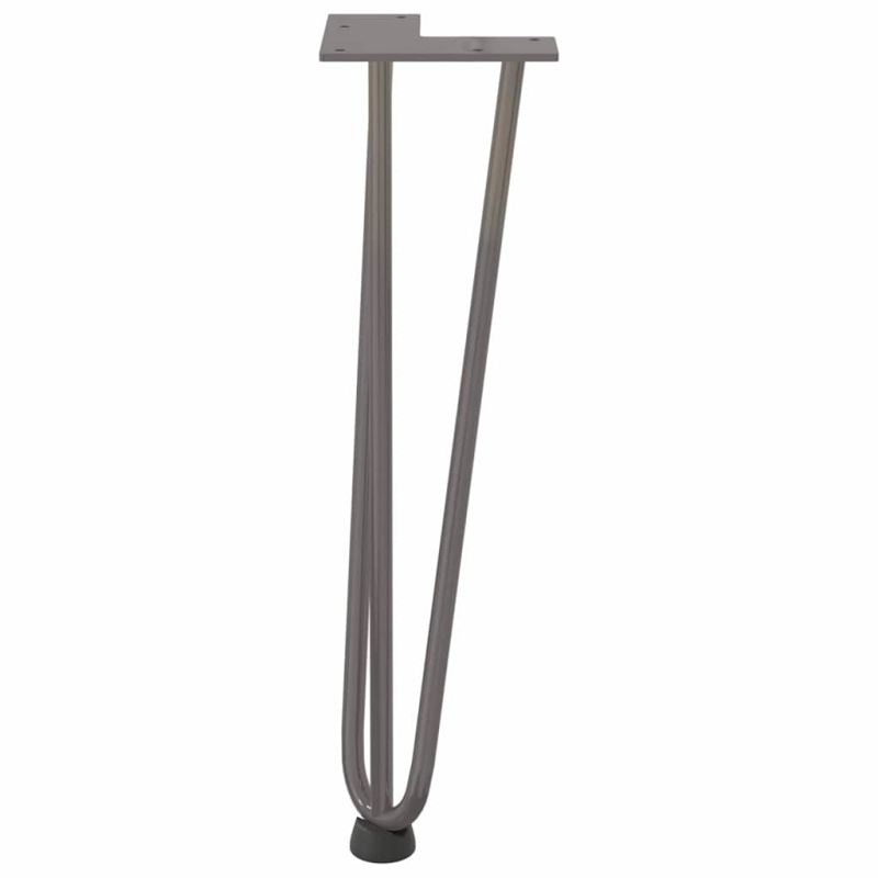 Haarnadelbeine 4 Stk. Naturstahl 42 cm Massivstahl
