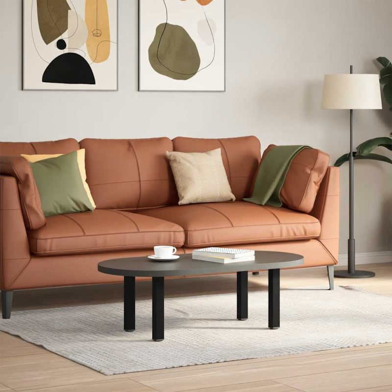 Couchtischbeine 4 Stk. Schwarz 30-32 cm Stahl