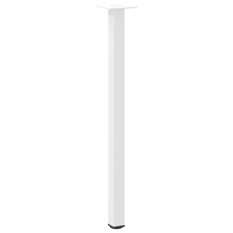Couchtischbeine 4 Stk. Weiß 72-74 cm Stahl