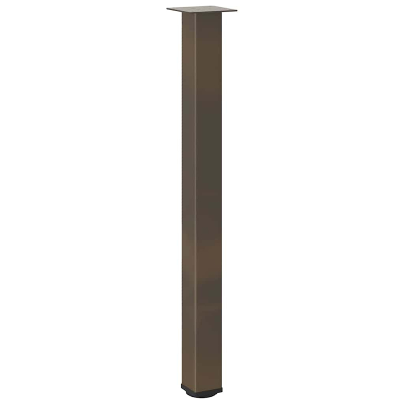 Couchtischbeine 4 Stk. Naturstahl 100-102 cm Stahl