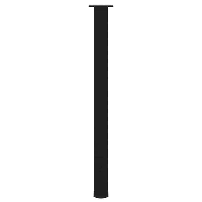 Couchtischbeine 4 Stk. Schwarz 110-112 cm Stahl