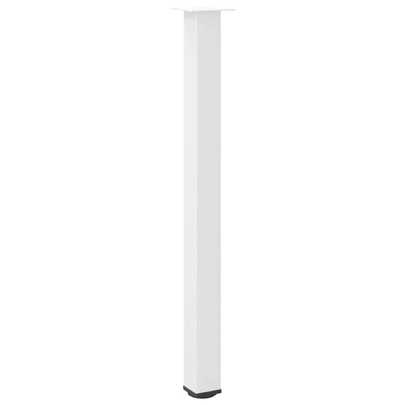 Couchtischbeine 4 Stk. Weiß 110-112 cm Stahl
