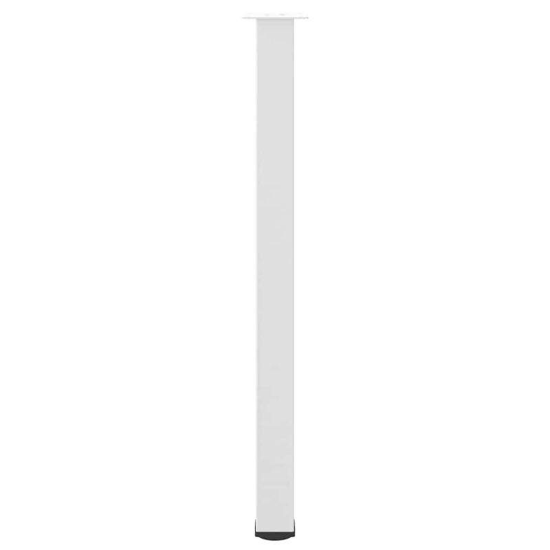 Couchtischbeine 4 Stk. Weiß 110-112 cm Stahl