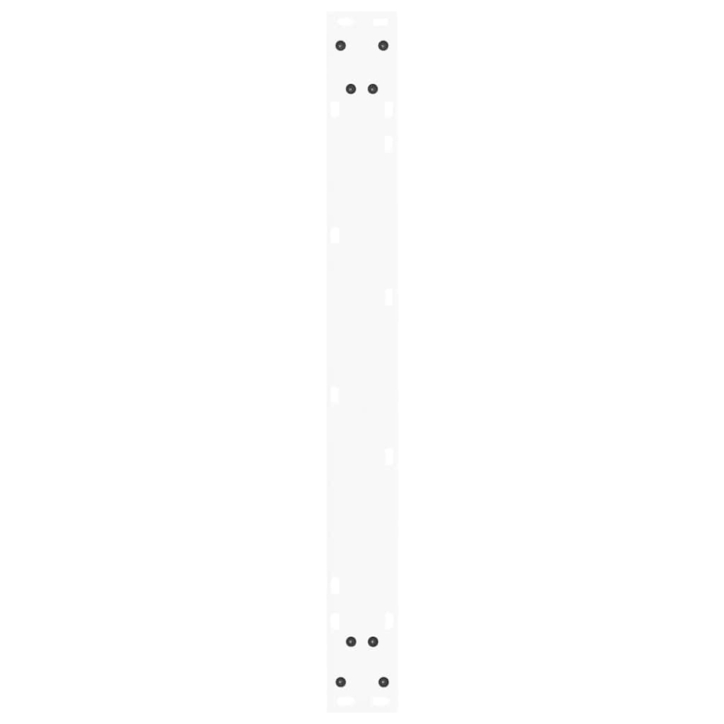 Esstischbeine V-Form 2 Stück Weiß 90x(72-73,3) cm Stahl