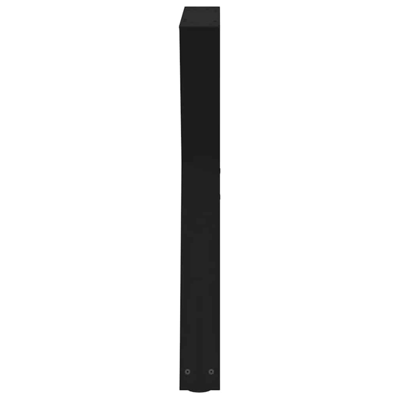 Esstisch Beine 2 Stk. Schwarz 60x(72-73,3) cm Stahl