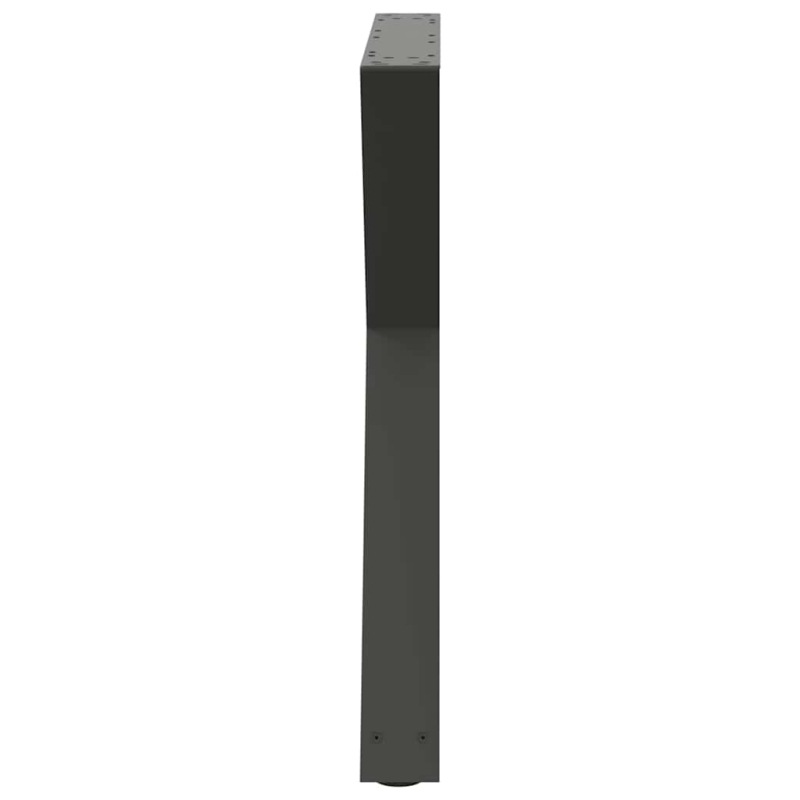 Esstisch Beine 2 Stück Anthrazit 70x(72-73,3) cm Stahl