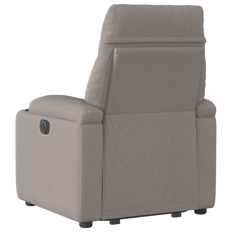 Relaxsessel mit Aufstehhilfe Taupe Stoff