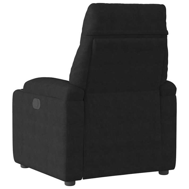 Relaxsessel Elektrisch Schwarz Mikrofasergewebe