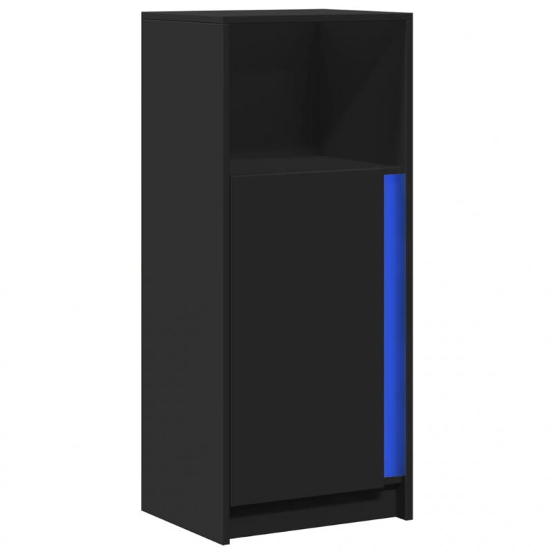 LED-Sideboard Schwarz 42,5x34x100 cm Holzwerkstoff