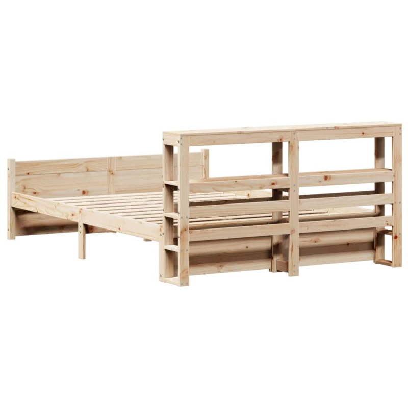 Bettgestell mit Kopfteil ohne Matratze 160x200 cm