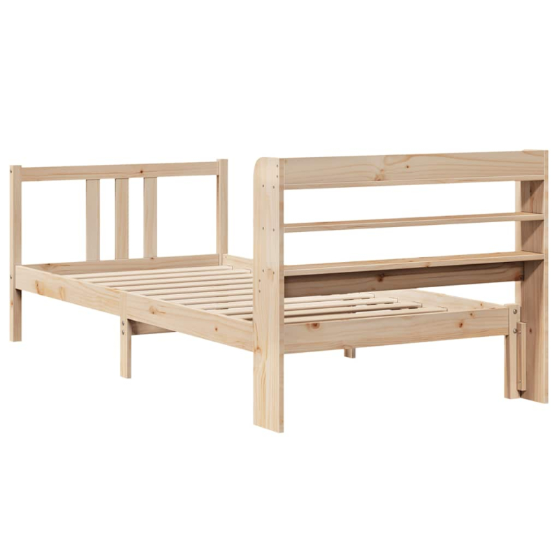 Bettgestell mit Kopfteil ohne Matratze 90x190 cm