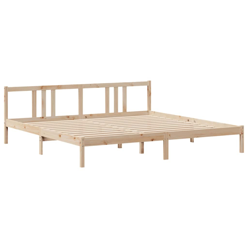 Bettgestell mit Kopfteil ohne Matratze 180x200 cm