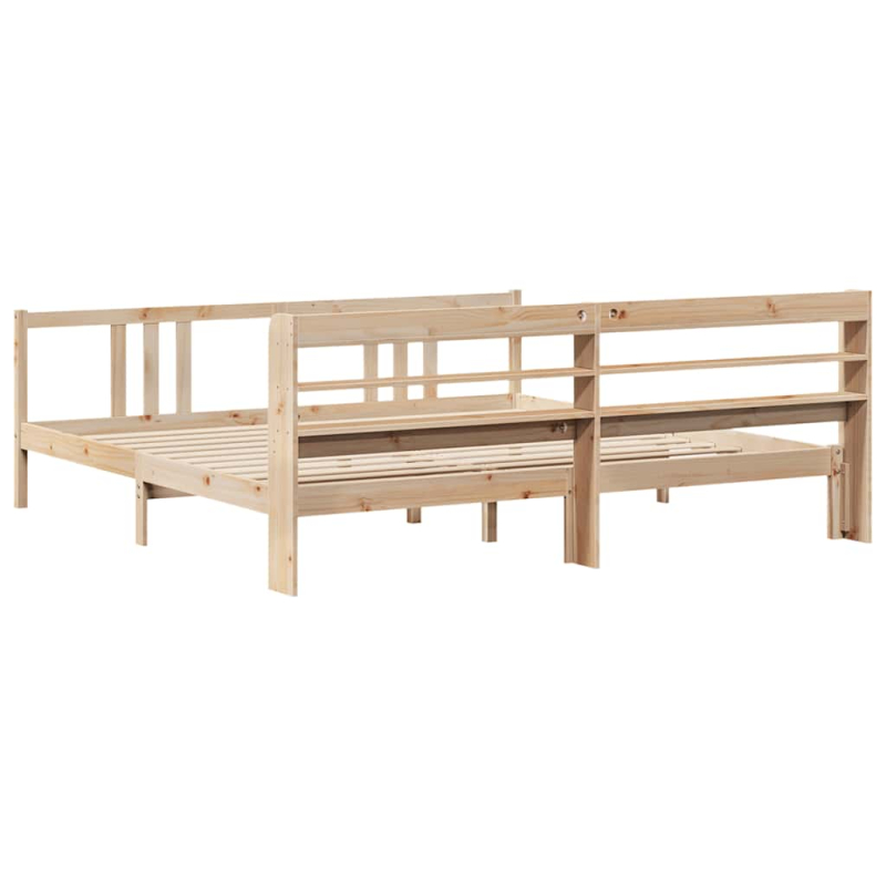 Bettgestell mit Kopfteil ohne Matratze 180x200 cm